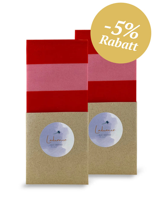 Bio-Bienenwachstuch "WILD ROSE"