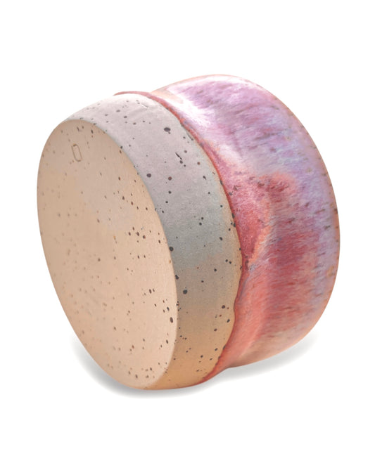 Handgefertigte Matcha-Schale "Glossy Peach" | 420 ml