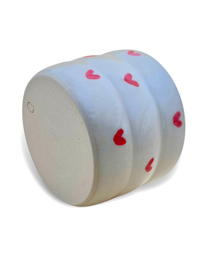 Handgefertigter Keramikbecher "Heart Cup" | klein 170 ml