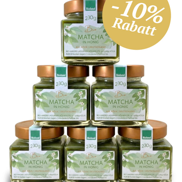 Bio-Matcha in Honig