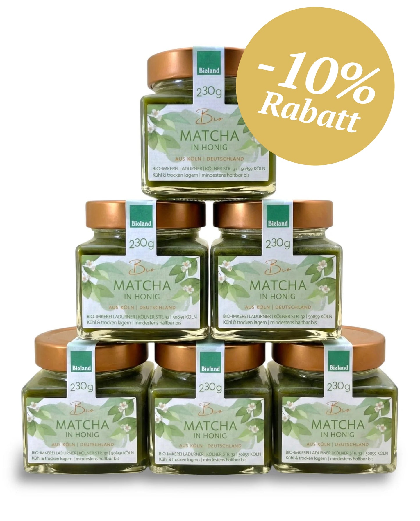 Bio-Matcha in Honig