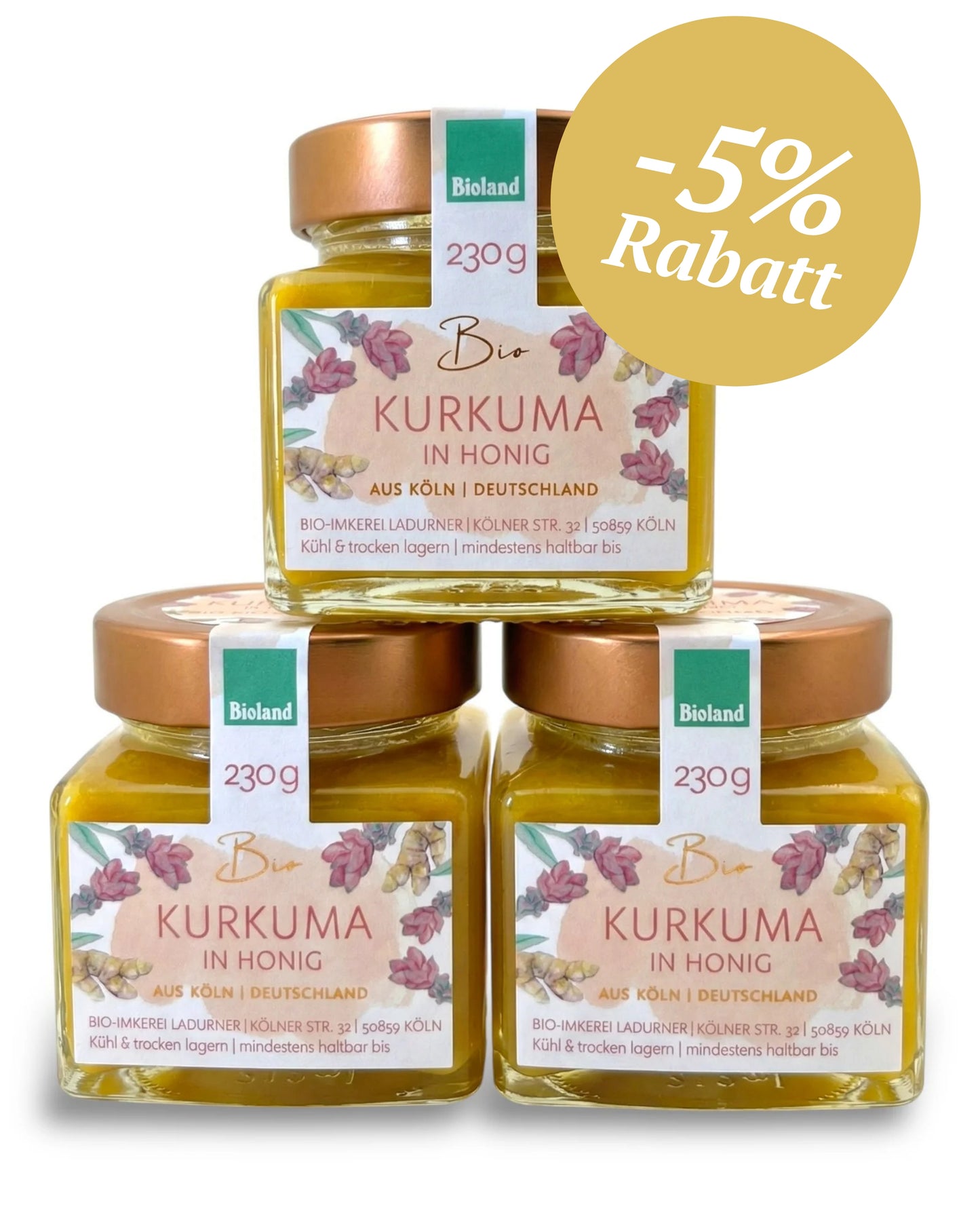 Bio-Kurkuma in Honig
