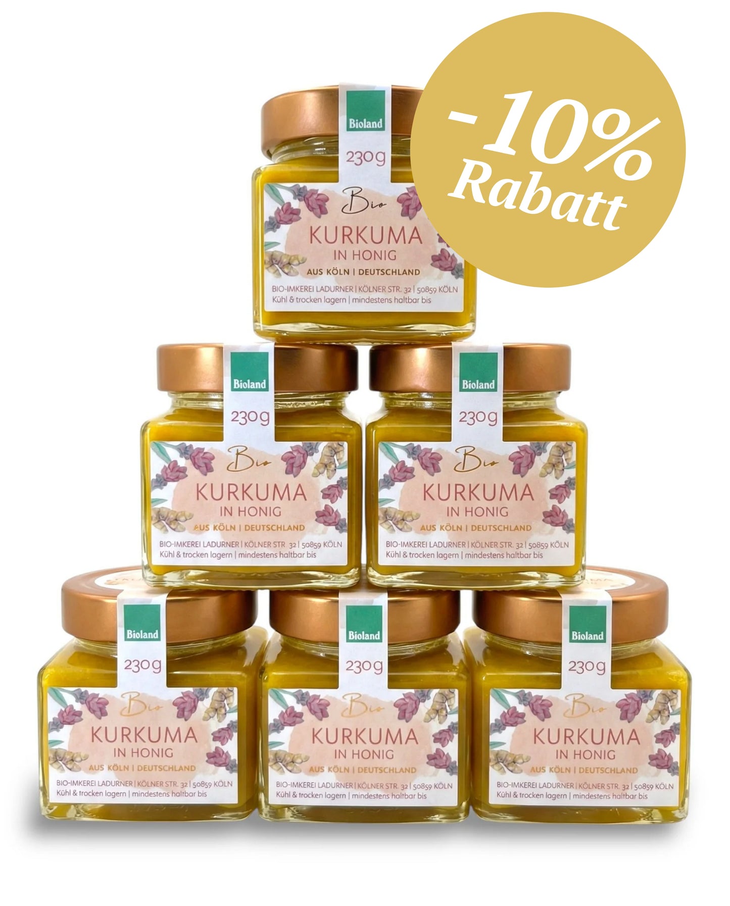 Bio-Kurkuma in Honig