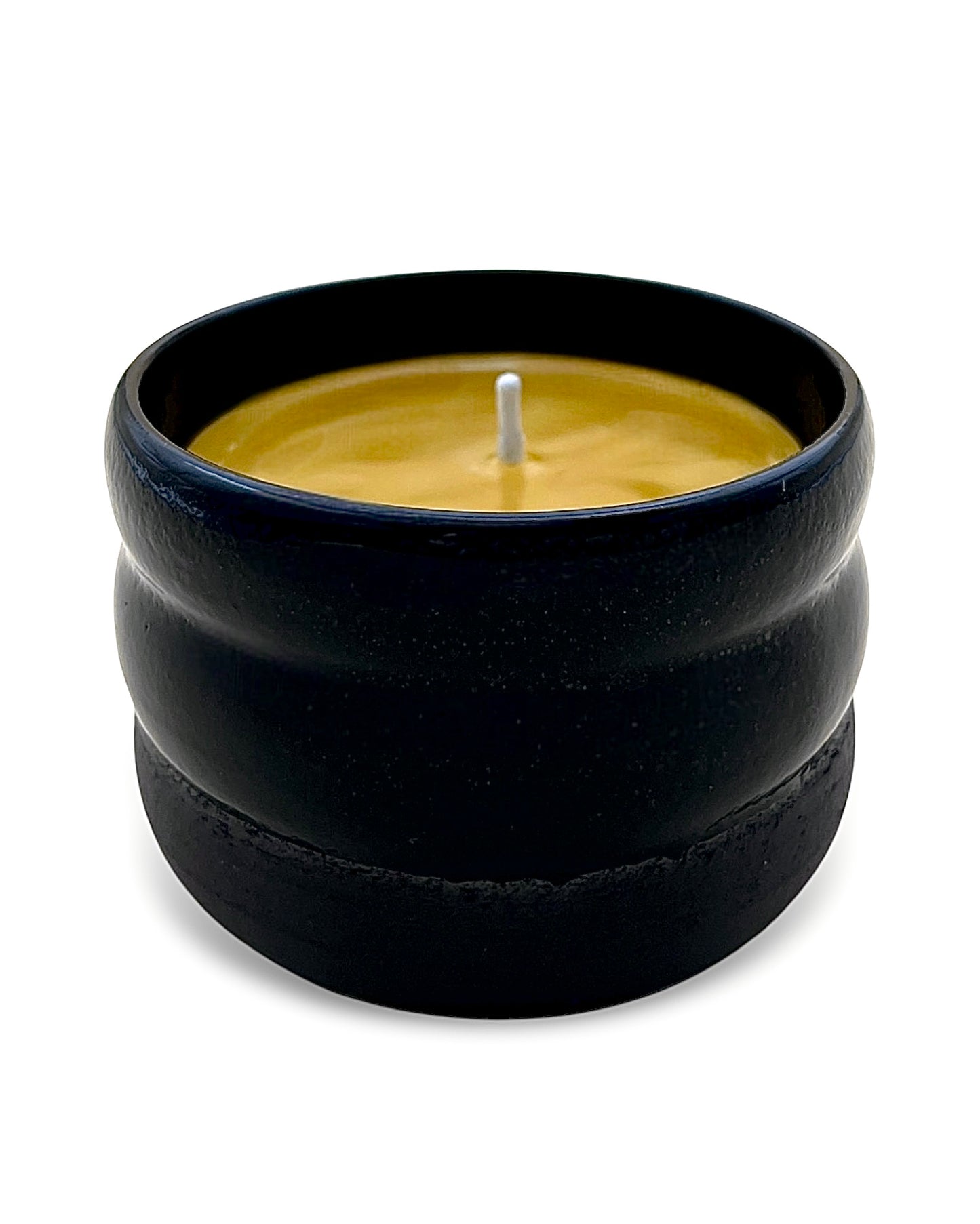 Bio-Bienenwachskerze im Keramikbecher