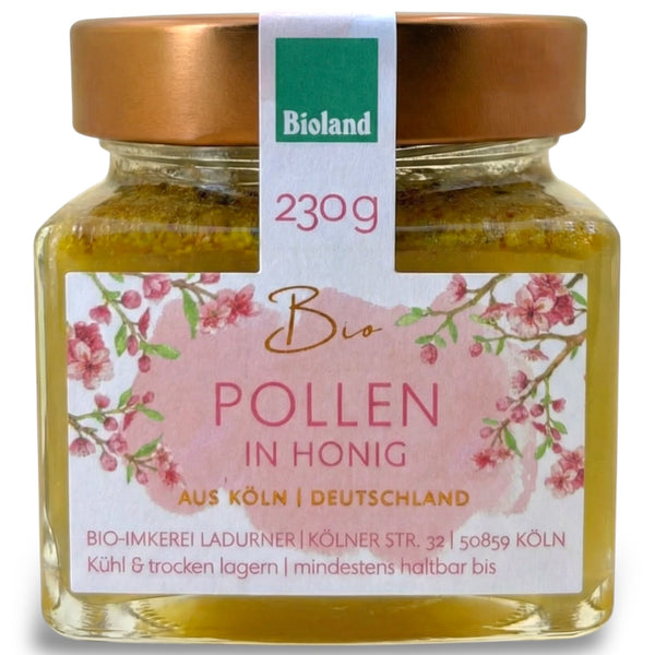 Bio-Pollen in Honig