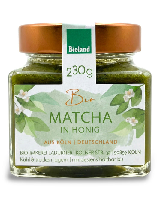 Bio-Matcha in Honig