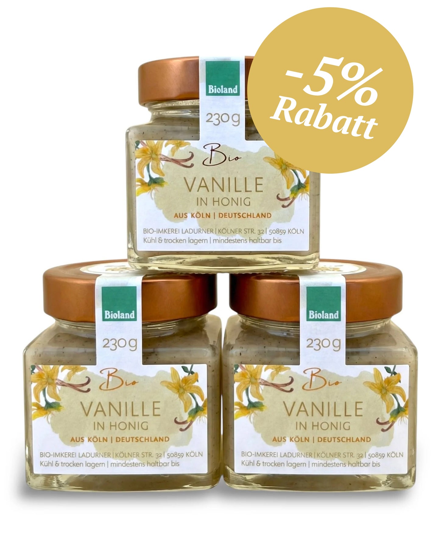 Bio-Vanille in Honig