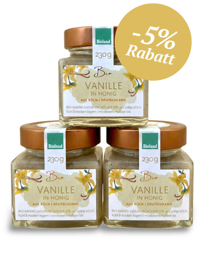 Bio-Vanille in Honig
