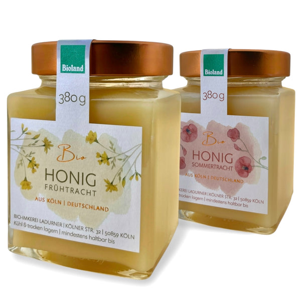 Bio-Honig Duo – Frühtracht & Sommertracht