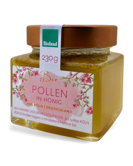 Bio-Pollen in Honig